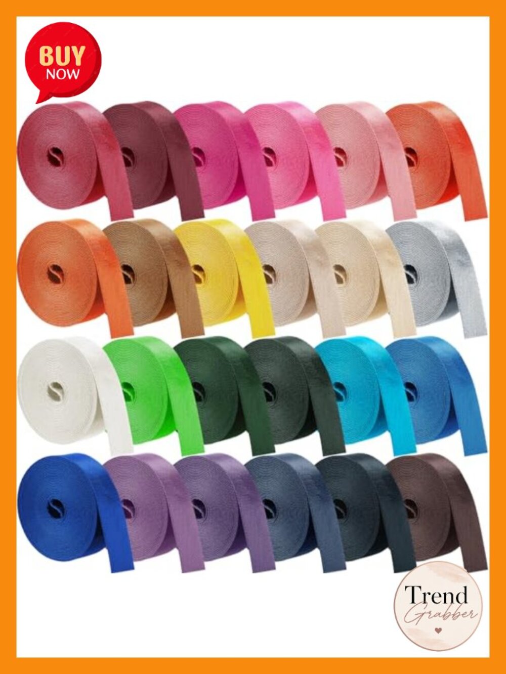 Nylon Webbing Straps 1 Inch Wide 3.3 Yard Rolls for Bag Making DIY Crafts